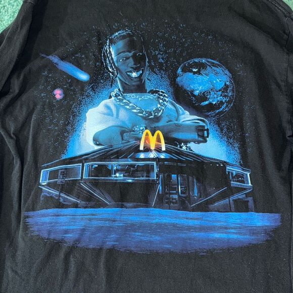 Travis Scott x McDonald’s‎ Long Sleeve Shirt Cactus Jack Collab size large - Picture 2 of 6